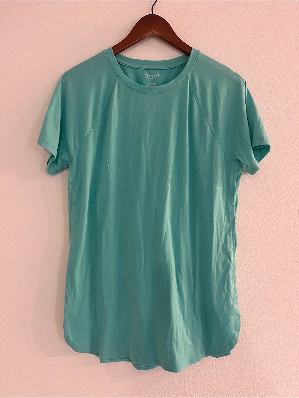 Tek Gear Blue Short-Sleeve Crewneck Tee